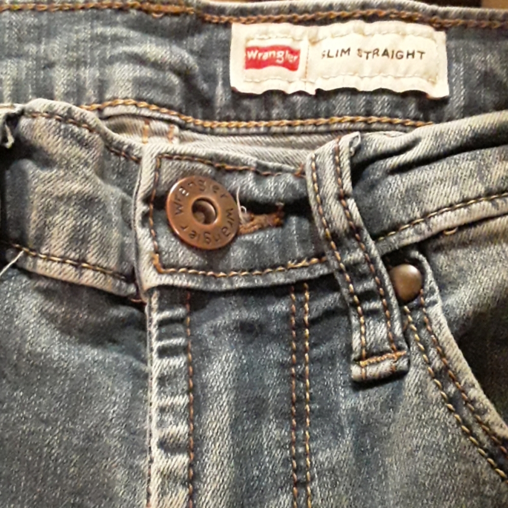 High waisted wrangler jeans
